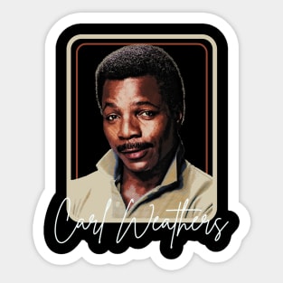 the legend carl weathers - rest in peace Sticker